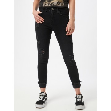 River Island Jeans 'AMELIE ZORRO' in black denim