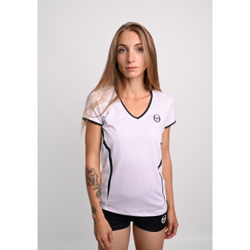 Sergio Tacchini T-Shirt 'EVA T-SHIRT' in weiß