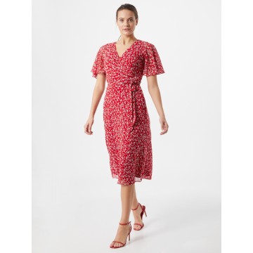 Lauren Ralph Lauren Kleid 'ABEL' in rot / schwarz / weiß