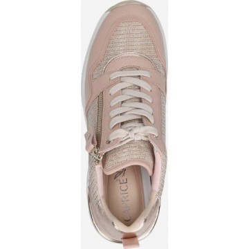 CAPRICE Sneaker 'Caprice' in gold / altrosa / pastellpink