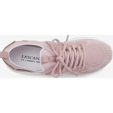 LASCANA Sneaker in rosé / weiß