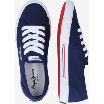 Pepe Jeans Sneaker in dunkelblau / weiß