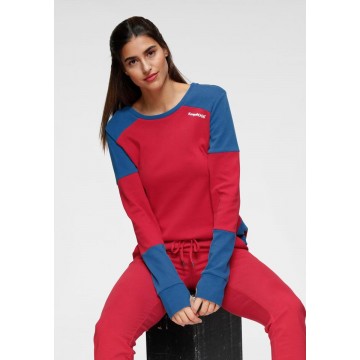 KangaROOS Sweatshirt in blau / rot