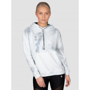 MOROTAI Sportsweatshirt 'Batech' in grau / weiß